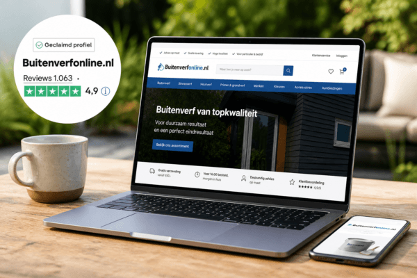 Aussenfarbeonline auf dem zweiten Platz bei Trustpilot