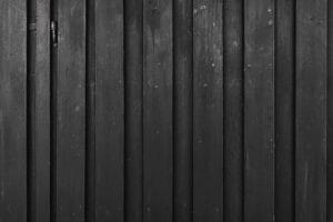 Schutting zwart